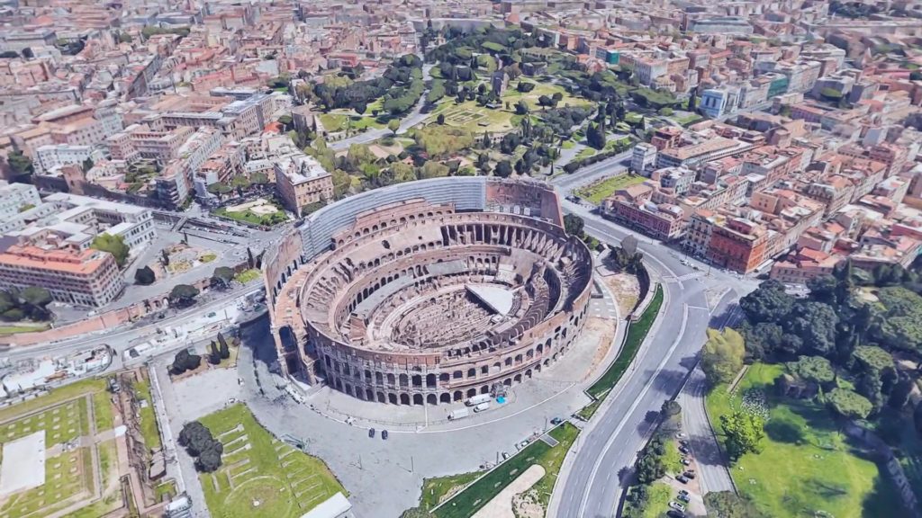 Google Earth VRで見たコロッセオ