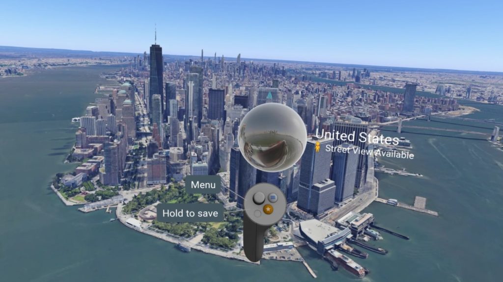 Google Earth VRのストリートビュー