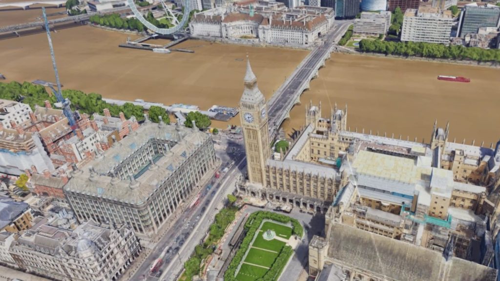 Google Earth VRで見るロンドンのビッグベン