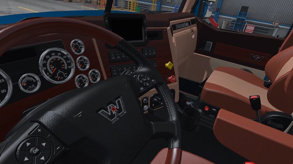 VRでのAmerican Truck Simulatorプレイ画面3