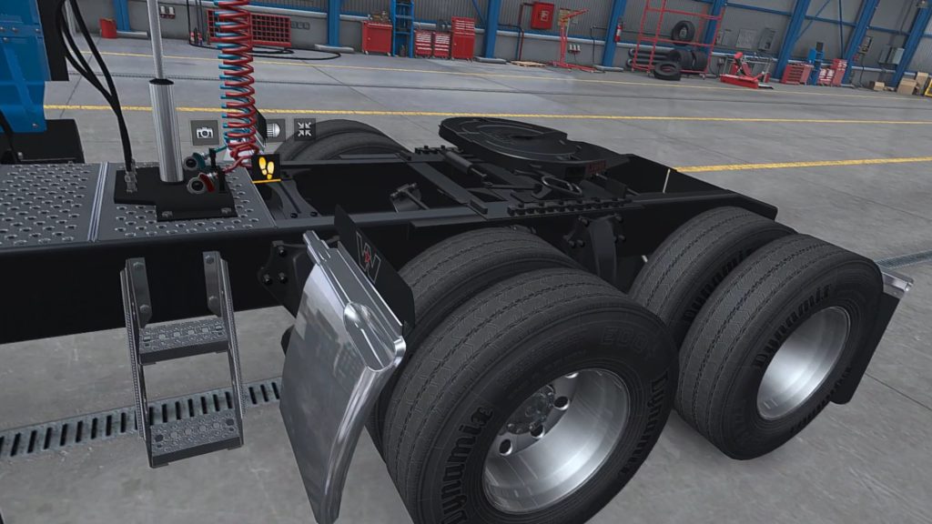 VRでのAmerican Truck Simulatorプレイ画面2
